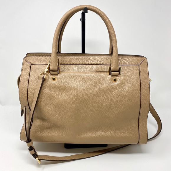 NWOT MICHAEL KORS Leather Collins bag dark khaki - Picture 2 of 8